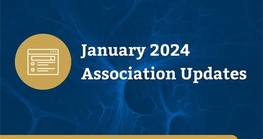 January 2024: Association News