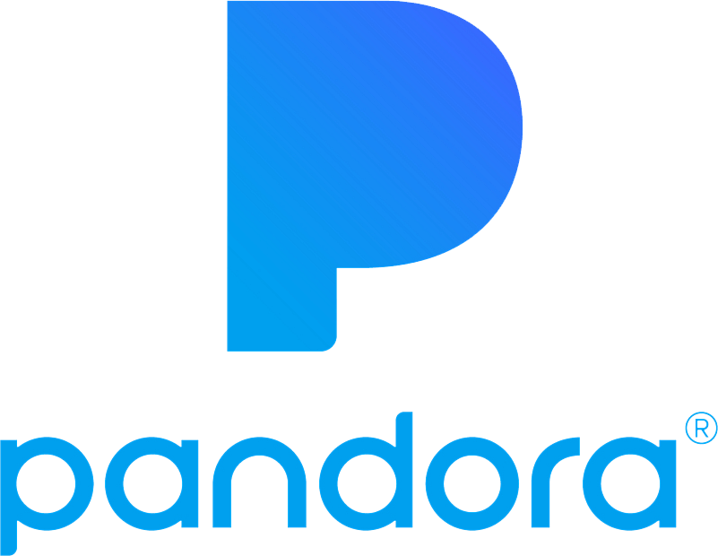 Pandora Music Blue Logo transparent PNG - StickPNG